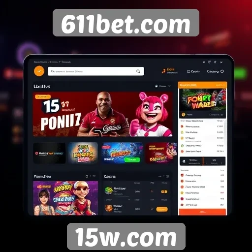 Interface do usuário do 611bet.com é intuitiva e acessível